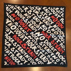Rare Vintage No Doubt Band ROCK STEADY Bandana